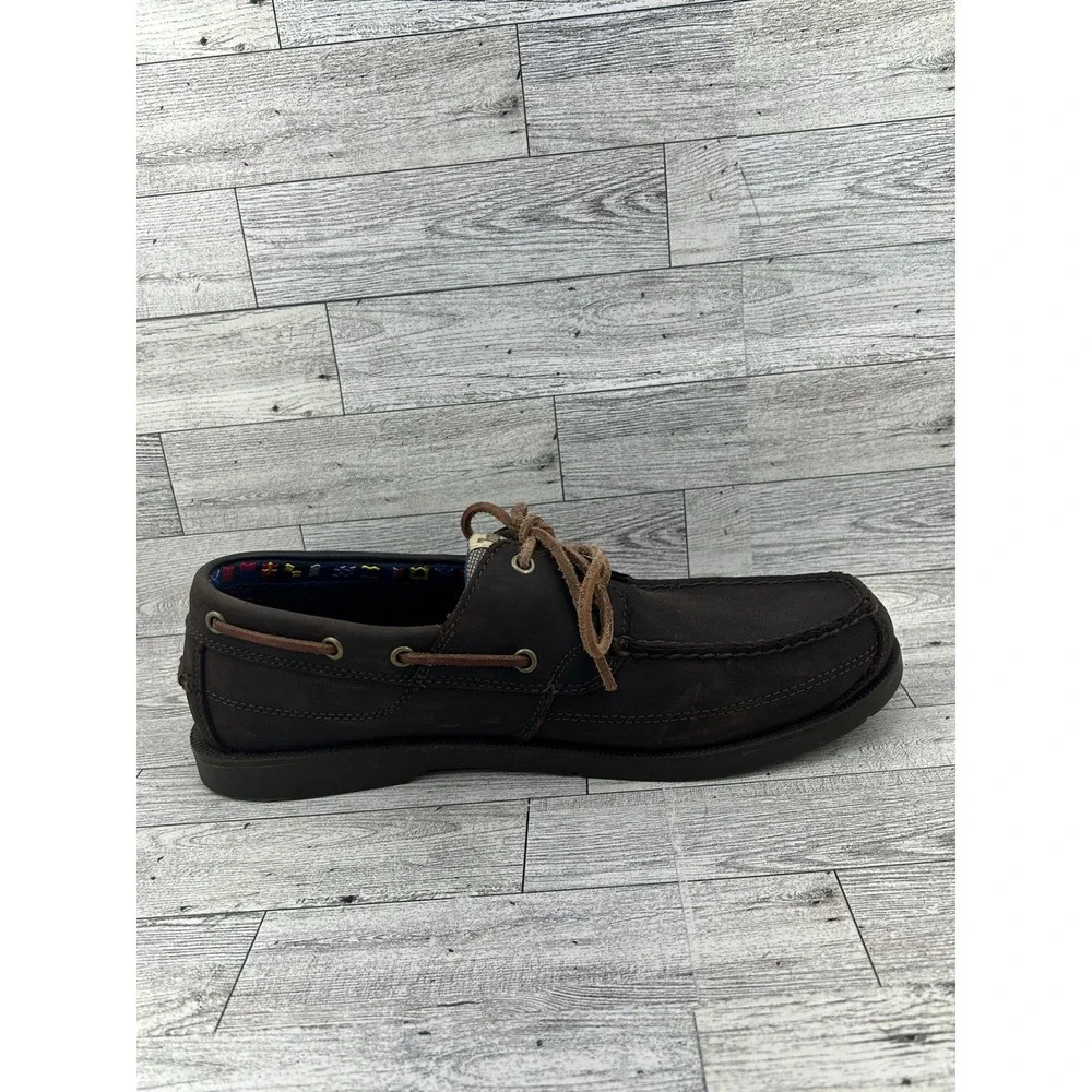 Timberland Earthkeepers‎ Mens Size 11.5M Brown Leather Boat Shoes Anti Fatigue